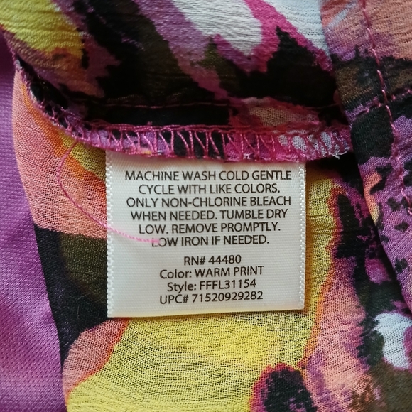 #0247 Womens Faded Glory Summer Maxi Dress Size Medium (8-10) 100%Polyester - Picture 5 of 16